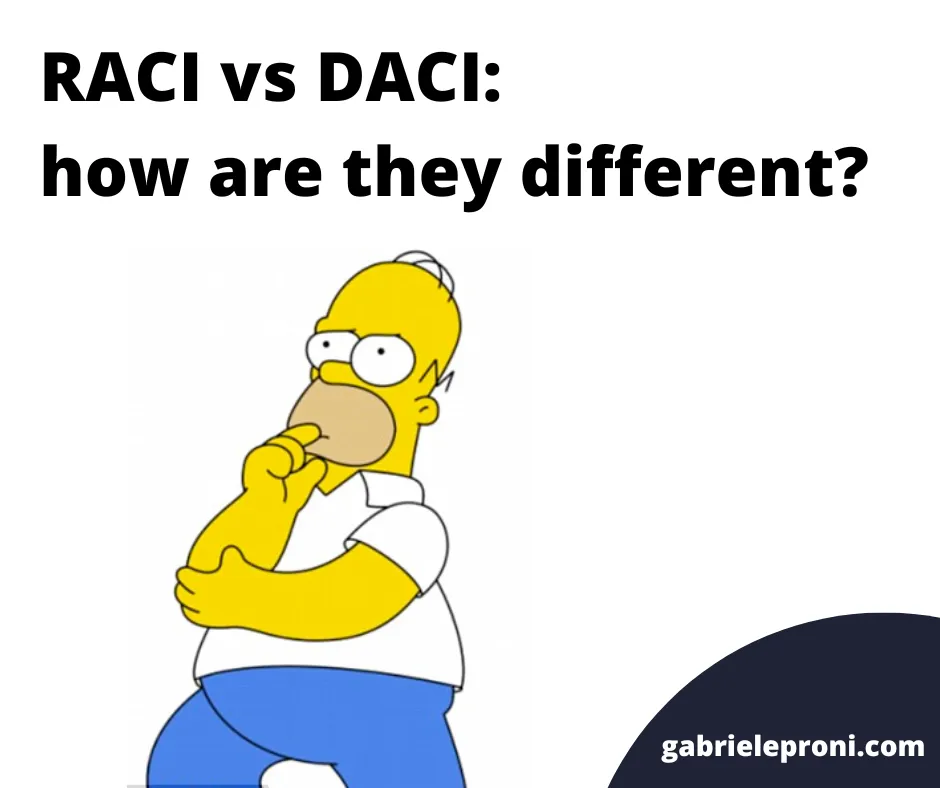 RACI vs DACI
