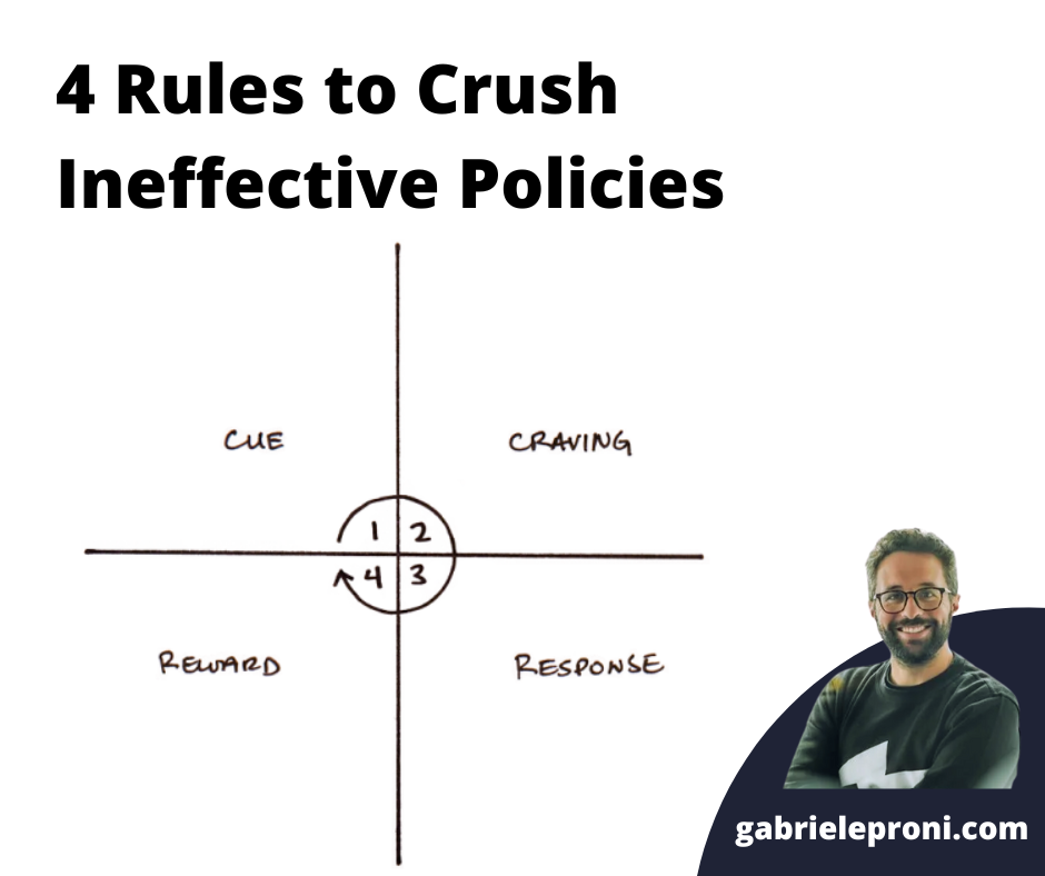 4 rules to crush ineffective policies